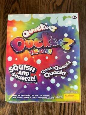 PPNC Duckeez Tie Dye Jumbo Squishy Duck Toy